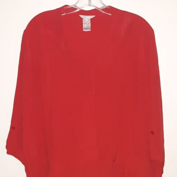 KEW 159 Red Blouse SIZE 10 - Picture 2 of 8